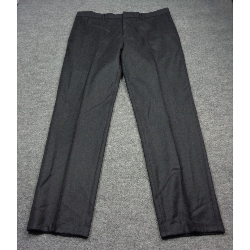 Banana Republic Pants Mens 34x30 Dark Gray Vitale Barberis Canonico Flannel 120s
